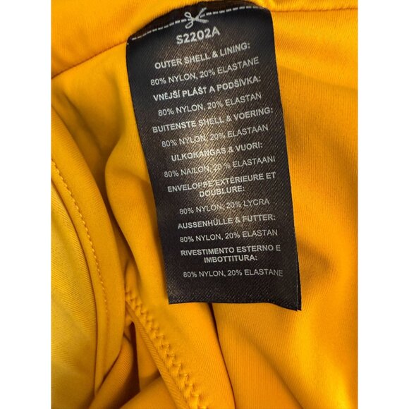 NWT Andrea Iyamah Tiaca One Piece Swimsuit In Marigold Yellow Cutout Size‎ S - Picture 12 of 12